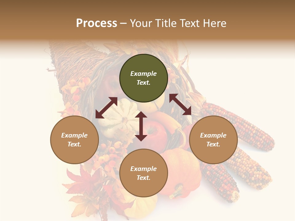 October Thanksgiving Cornucopia PowerPoint Template