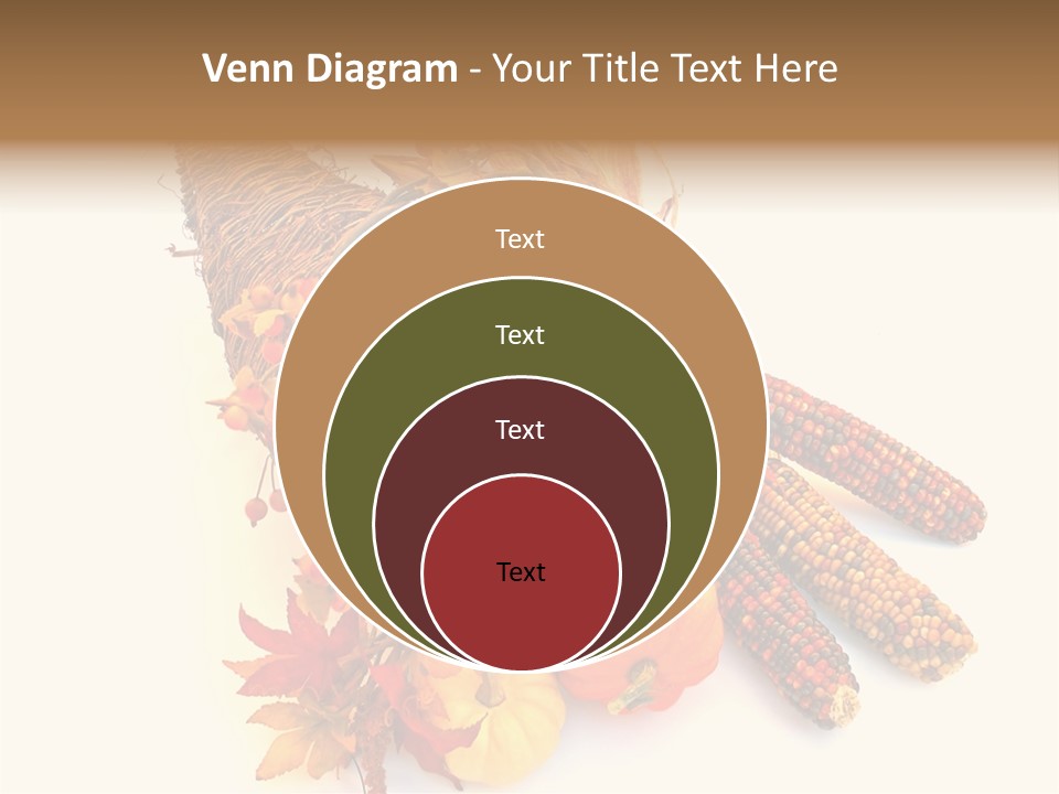 October Thanksgiving Cornucopia PowerPoint Template