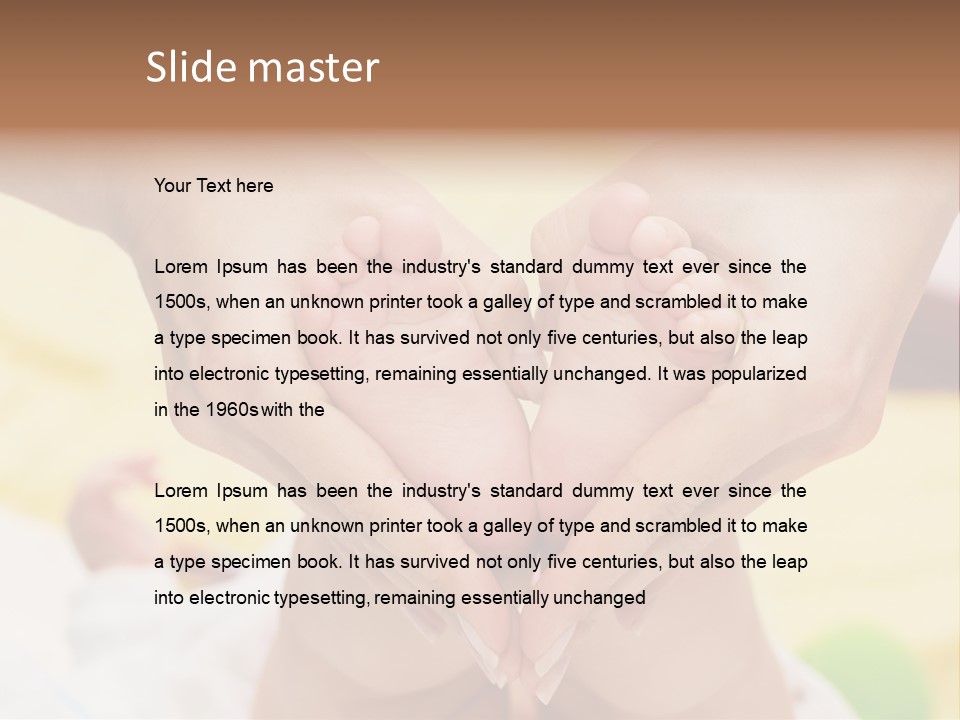 Masseur Massage Finger PowerPoint Template