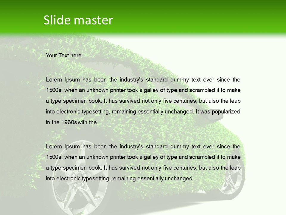 Eco Friendly Cars PowerPoint Template