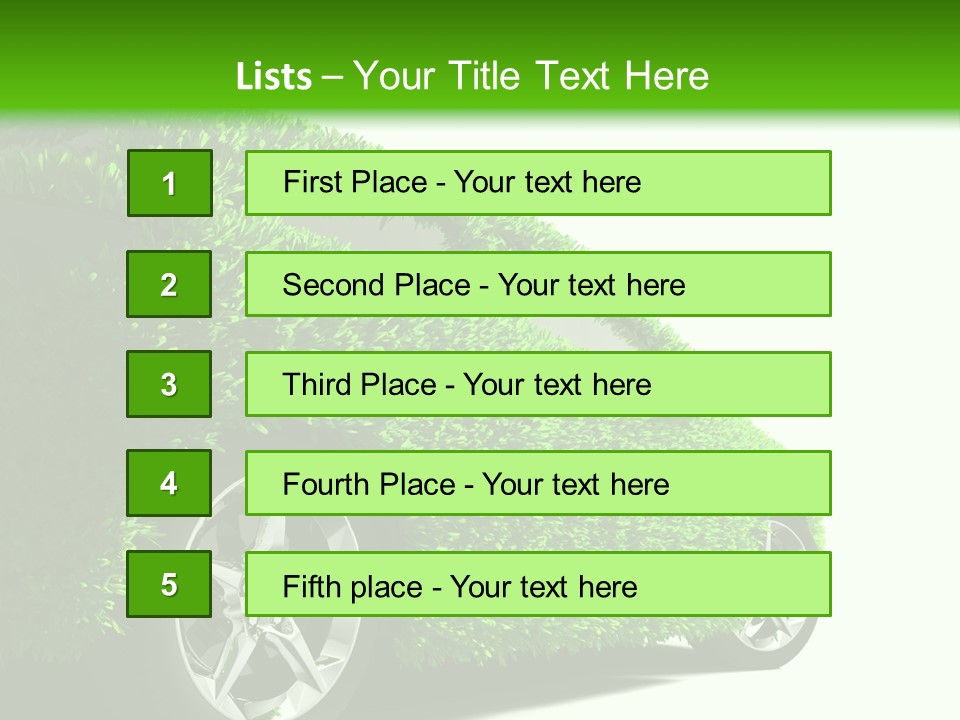 Eco Friendly Cars PowerPoint Template