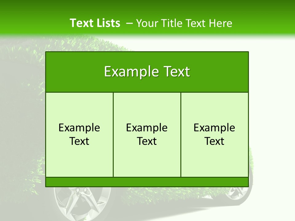 Eco Friendly Cars PowerPoint Template