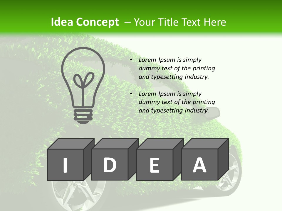 Eco Friendly Cars PowerPoint Template