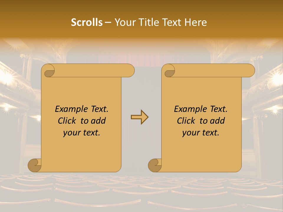 Drapery Dramatic Elegant PowerPoint Template