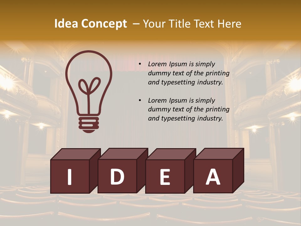 Drapery Dramatic Elegant PowerPoint Template