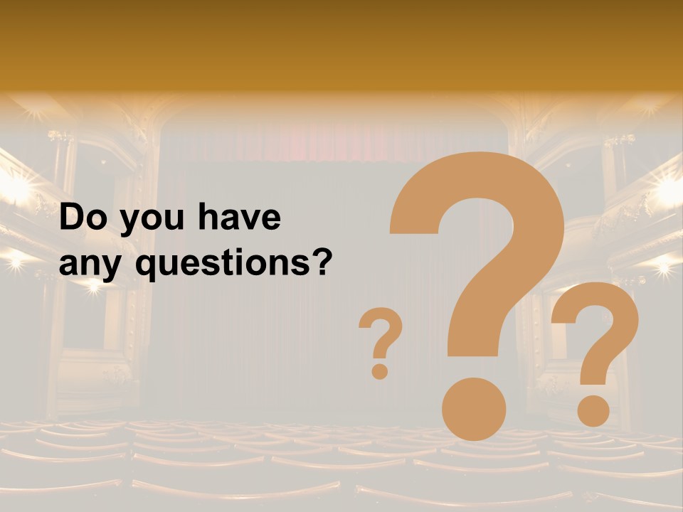 Drapery Dramatic Elegant PowerPoint Template