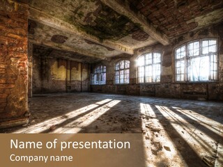 Grunge Hdr Windows PowerPoint Template