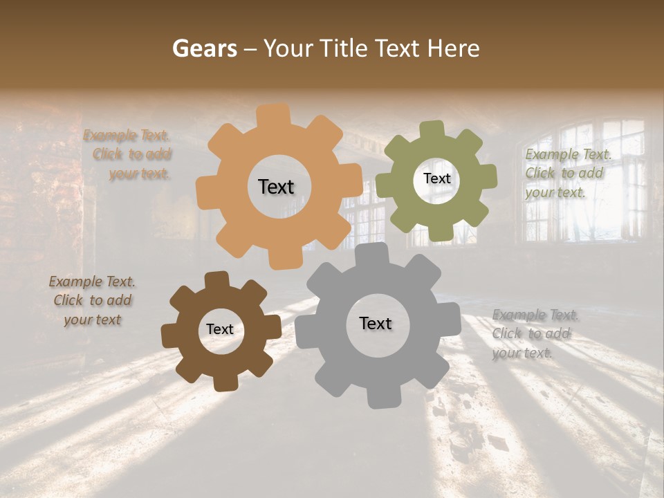 Grunge Hdr Windows PowerPoint Template