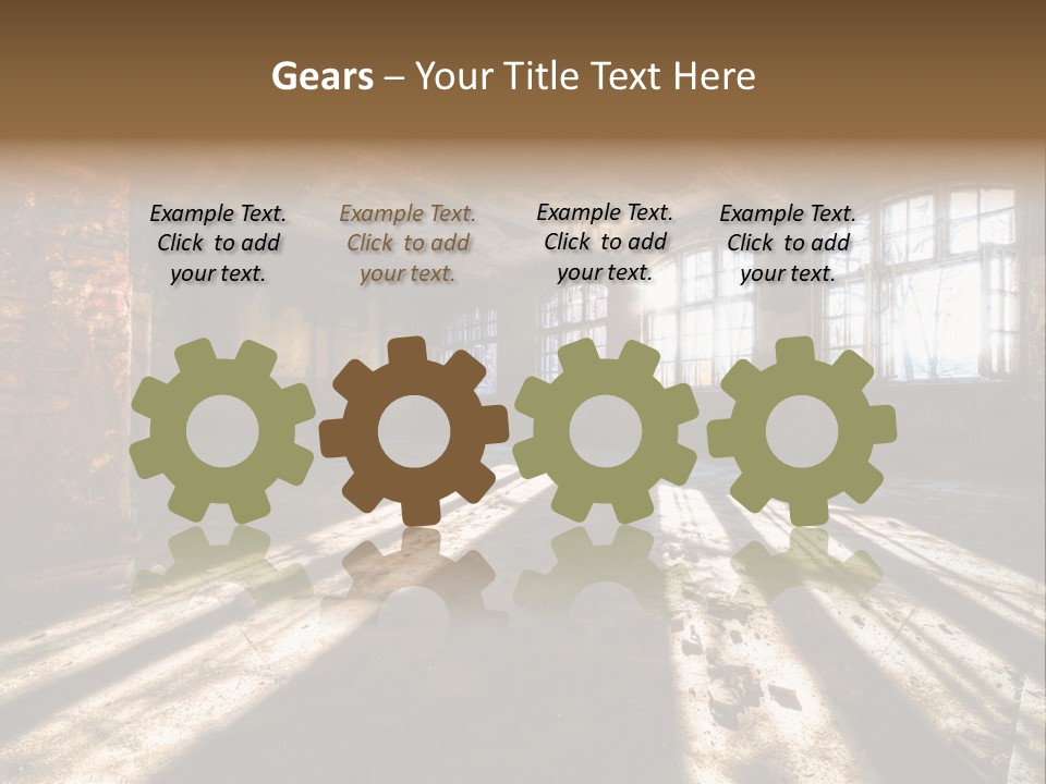 Grunge Hdr Windows PowerPoint Template