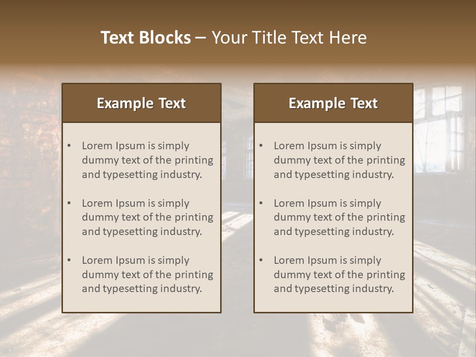 Grunge Hdr Windows PowerPoint Template