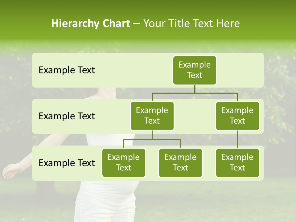 Woman Brunette Relaxing PowerPoint Template