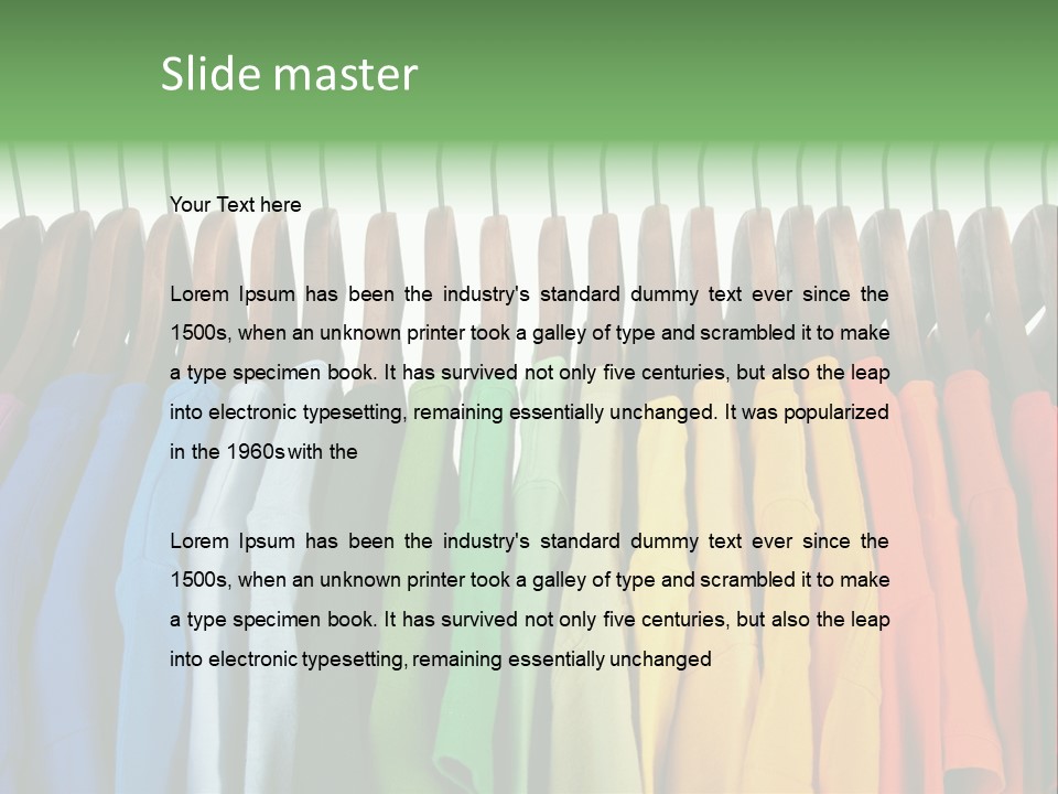 White Rainbow Pride PowerPoint Template