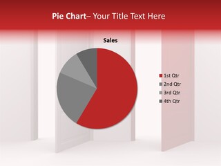 Abstract Doorway Design PowerPoint Template