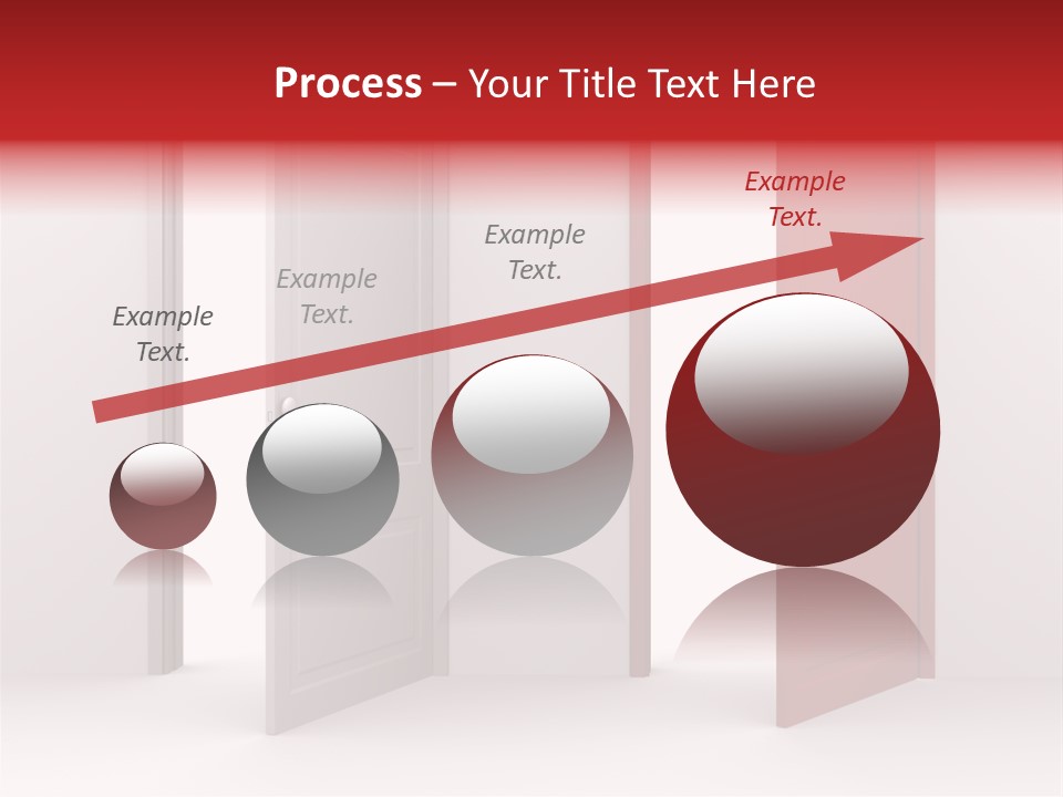 Abstract Doorway Design PowerPoint Template