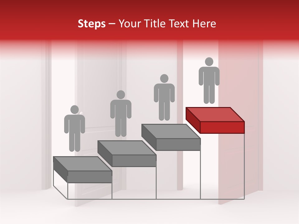 Abstract Doorway Design PowerPoint Template