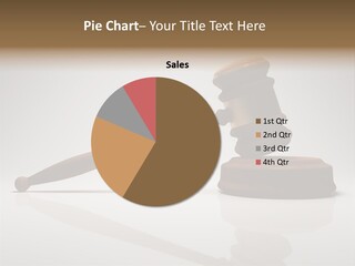 Concepts Gavel Juridical PowerPoint Template