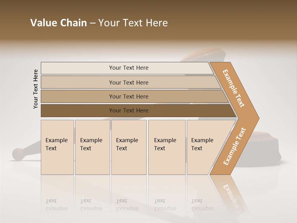 Concepts Gavel Juridical PowerPoint Template