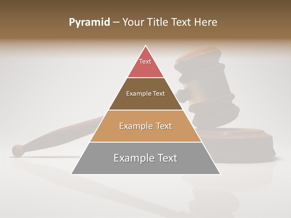 Concepts Gavel Juridical PowerPoint Template
