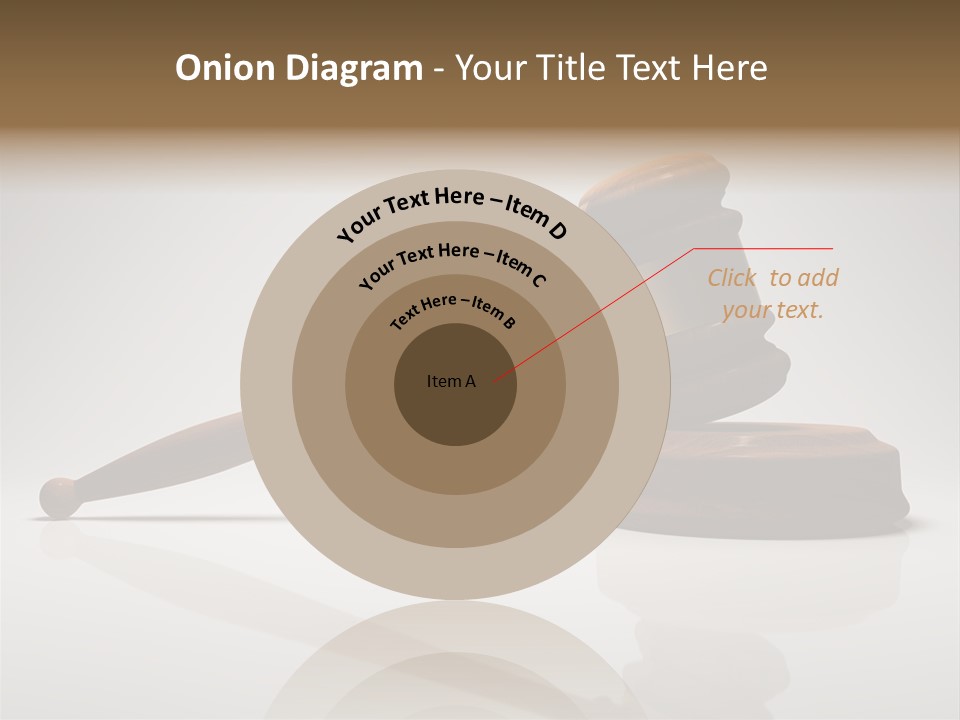 Concepts Gavel Juridical PowerPoint Template