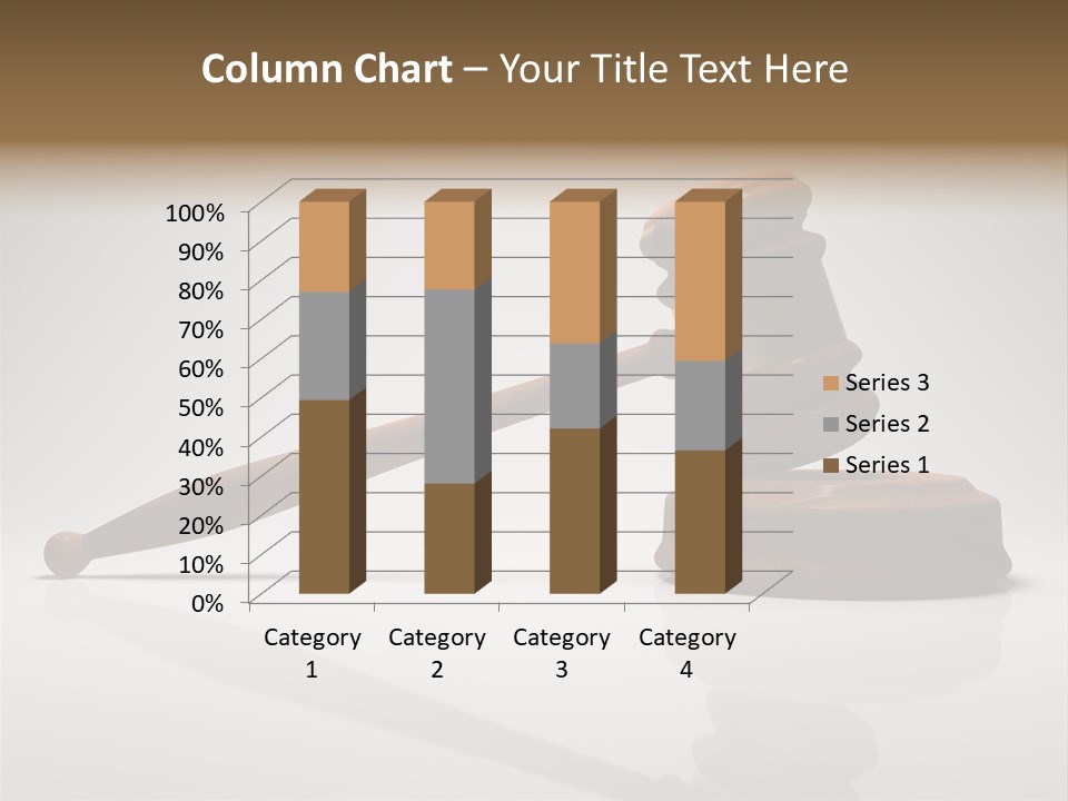 Concepts Gavel Juridical PowerPoint Template