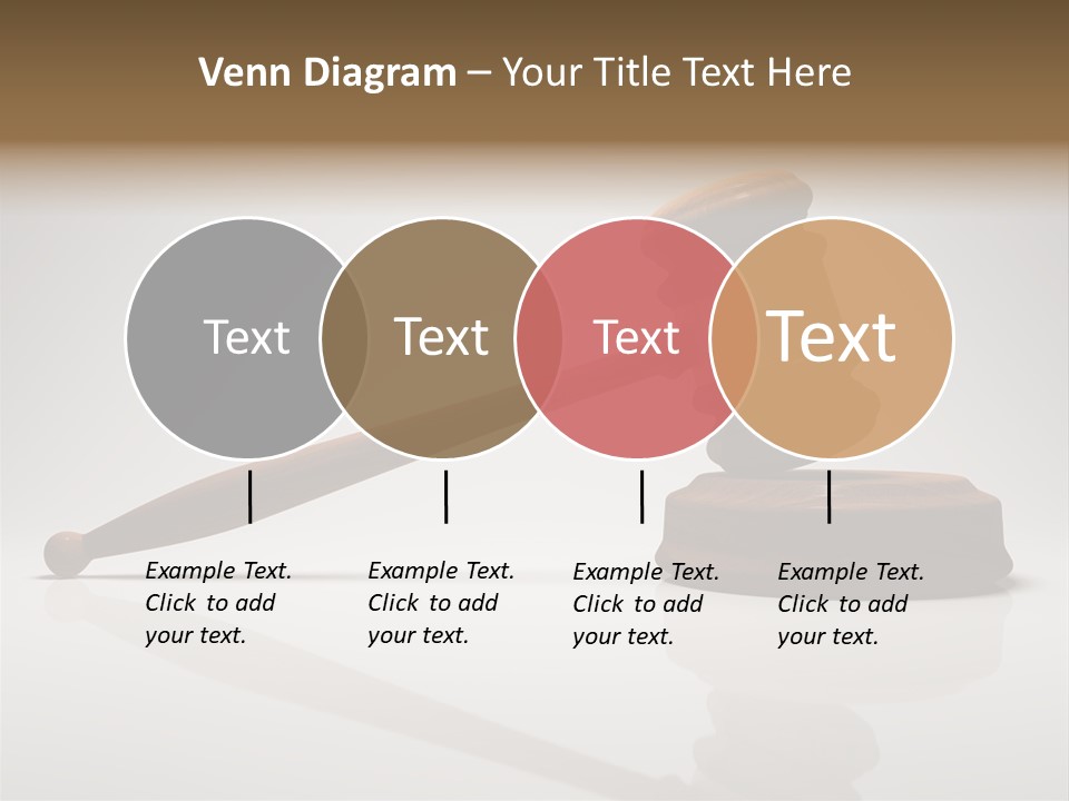 Concepts Gavel Juridical PowerPoint Template