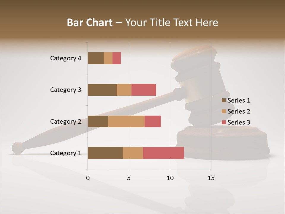 Concepts Gavel Juridical PowerPoint Template