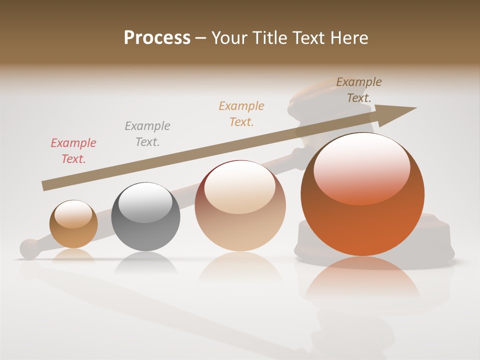 Concepts Gavel Juridical PowerPoint Template