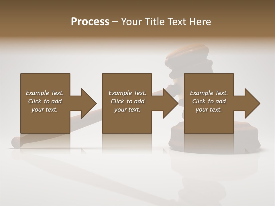 Concepts Gavel Juridical PowerPoint Template