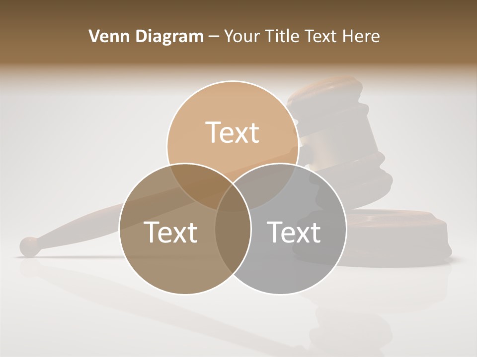 Concepts Gavel Juridical PowerPoint Template
