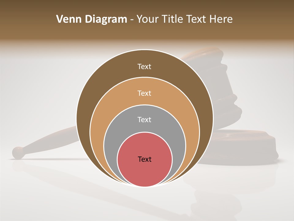 Concepts Gavel Juridical PowerPoint Template