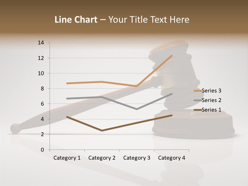 Concepts Gavel Juridical PowerPoint Template