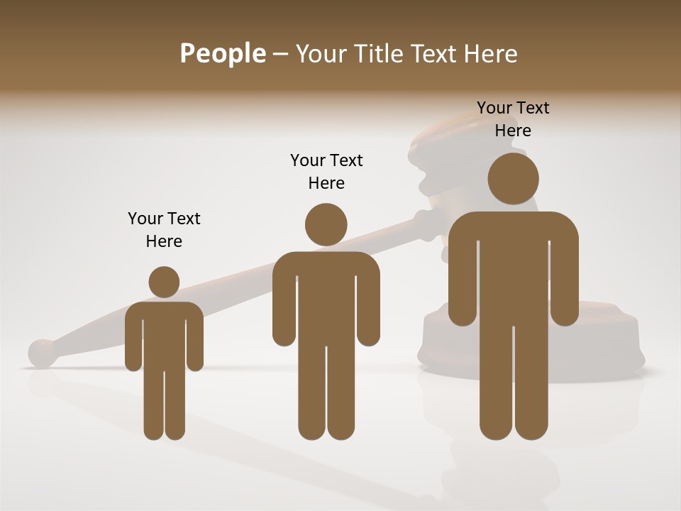 Concepts Gavel Juridical PowerPoint Template