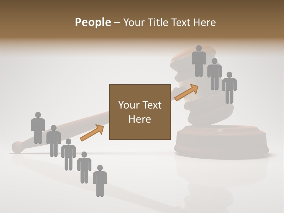 Concepts Gavel Juridical PowerPoint Template