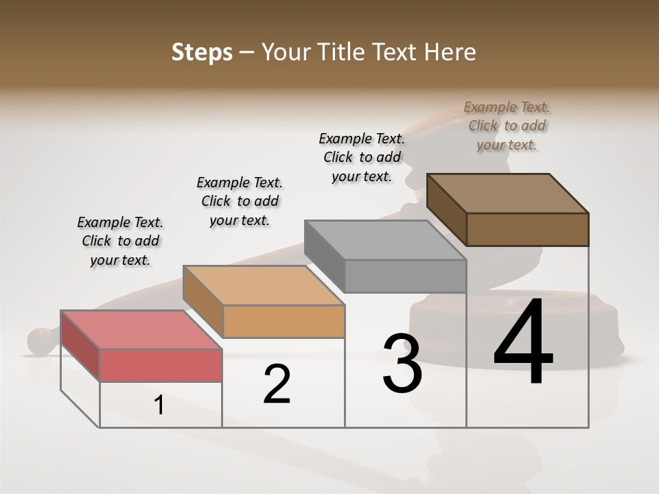 Concepts Gavel Juridical PowerPoint Template