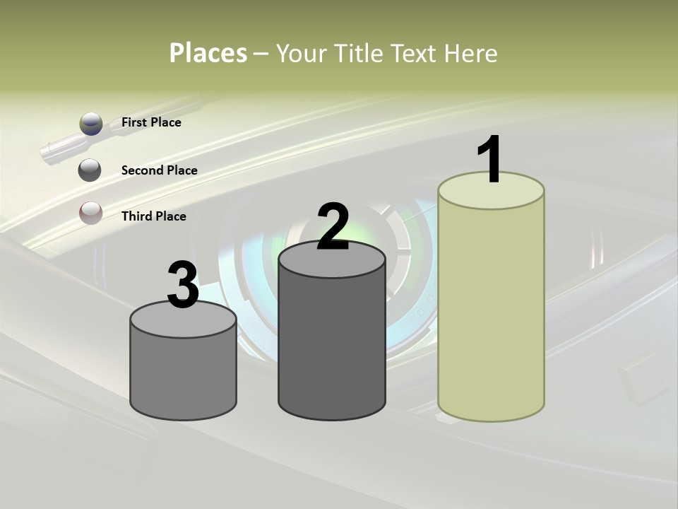 Gadget Macro Circle PowerPoint Template