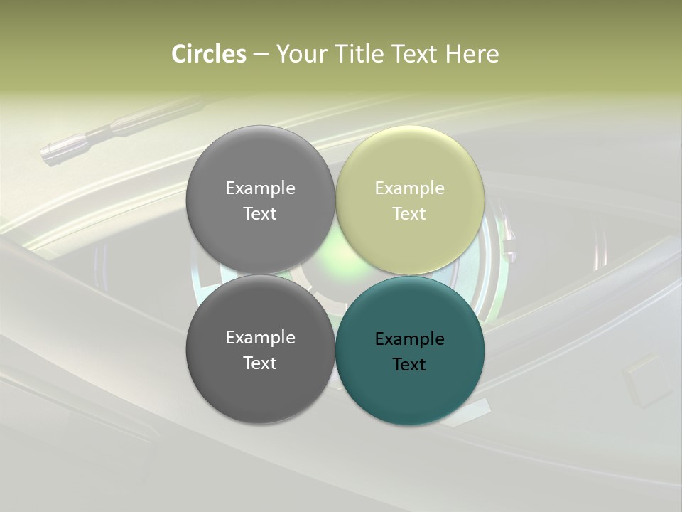 Gadget Macro Circle PowerPoint Template