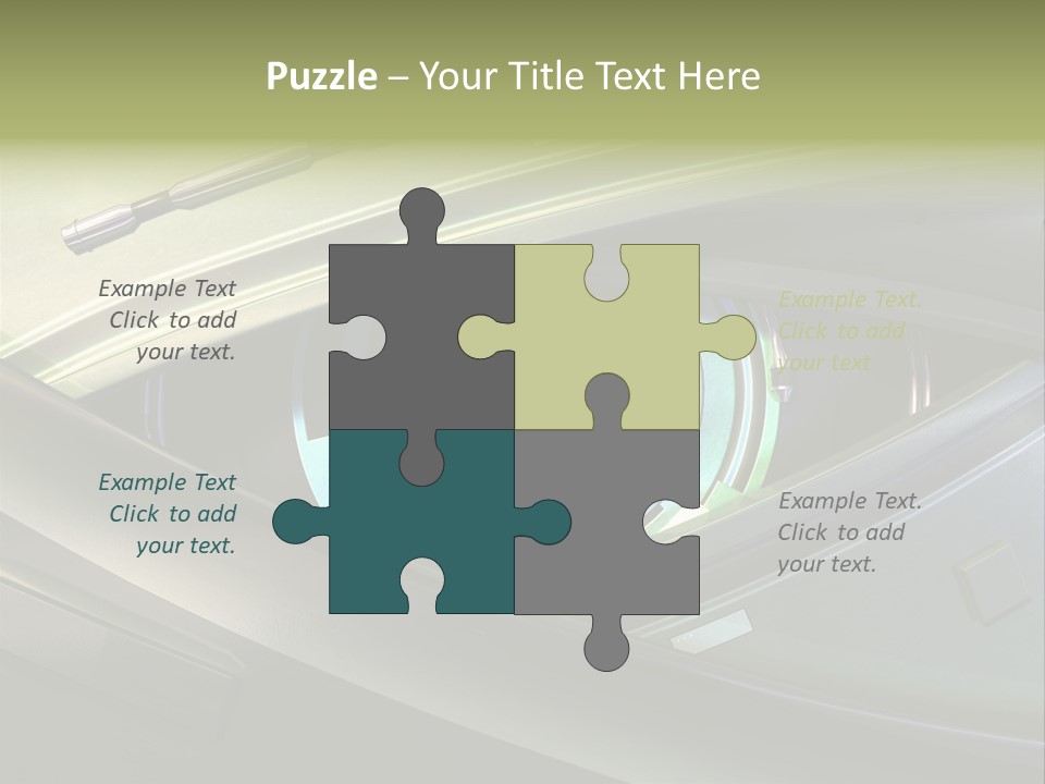 Gadget Macro Circle PowerPoint Template
