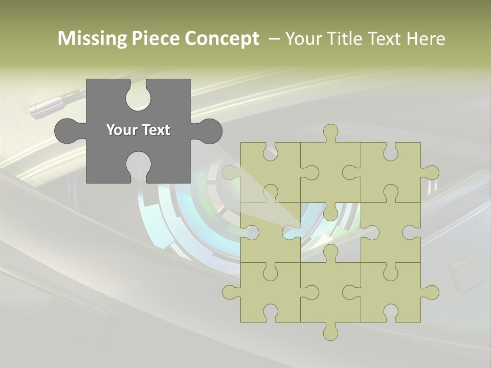 Gadget Macro Circle PowerPoint Template