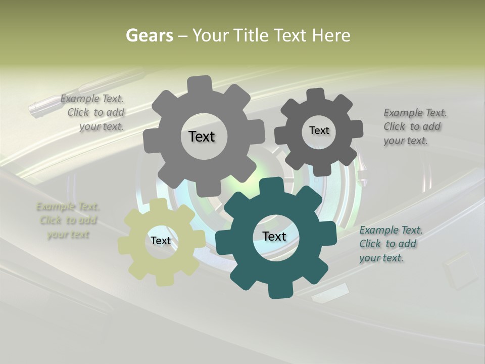 Gadget Macro Circle PowerPoint Template