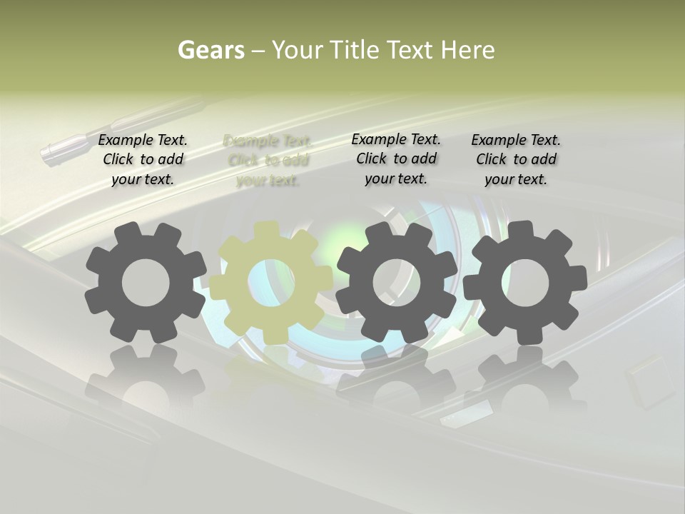 Gadget Macro Circle PowerPoint Template