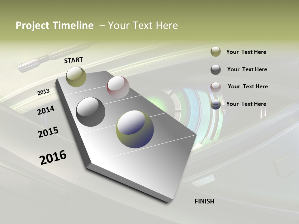 Gadget Macro Circle PowerPoint Template