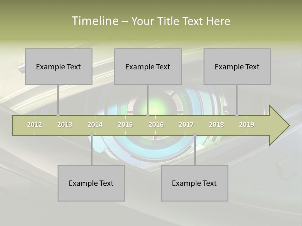 Gadget Macro Circle PowerPoint Template