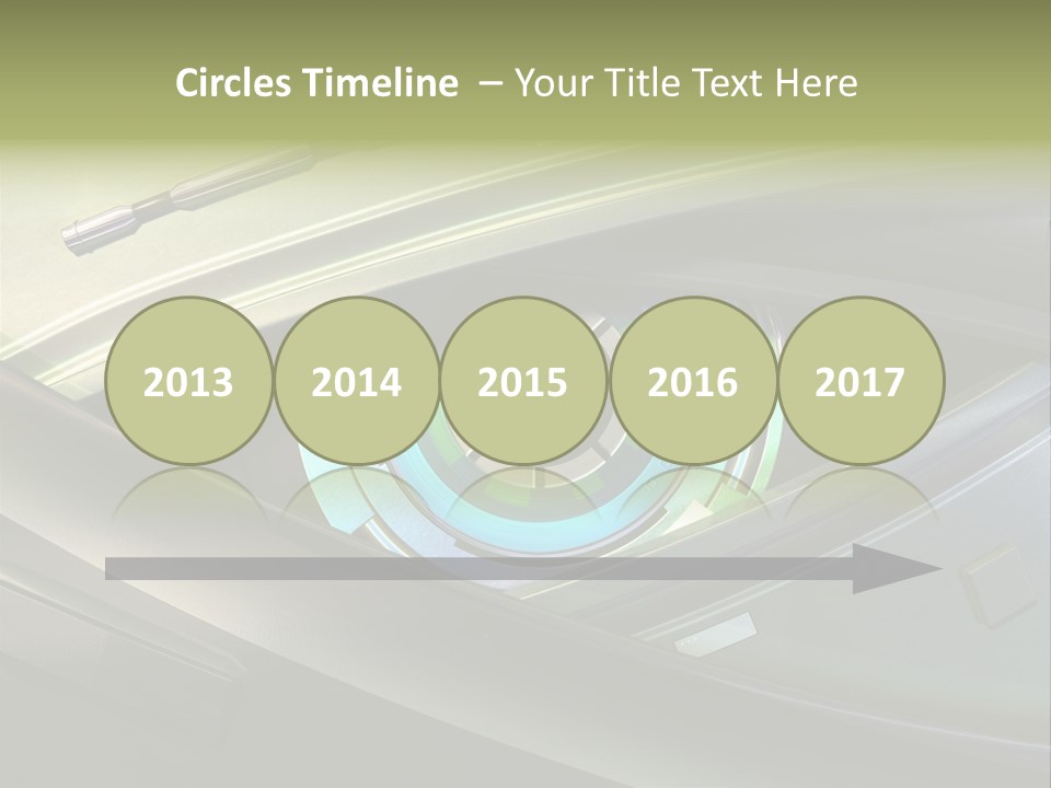 Gadget Macro Circle PowerPoint Template
