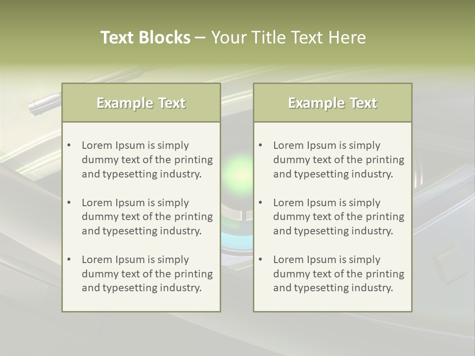 Gadget Macro Circle PowerPoint Template