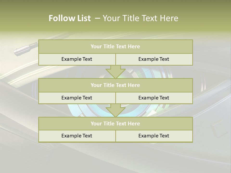 Gadget Macro Circle PowerPoint Template