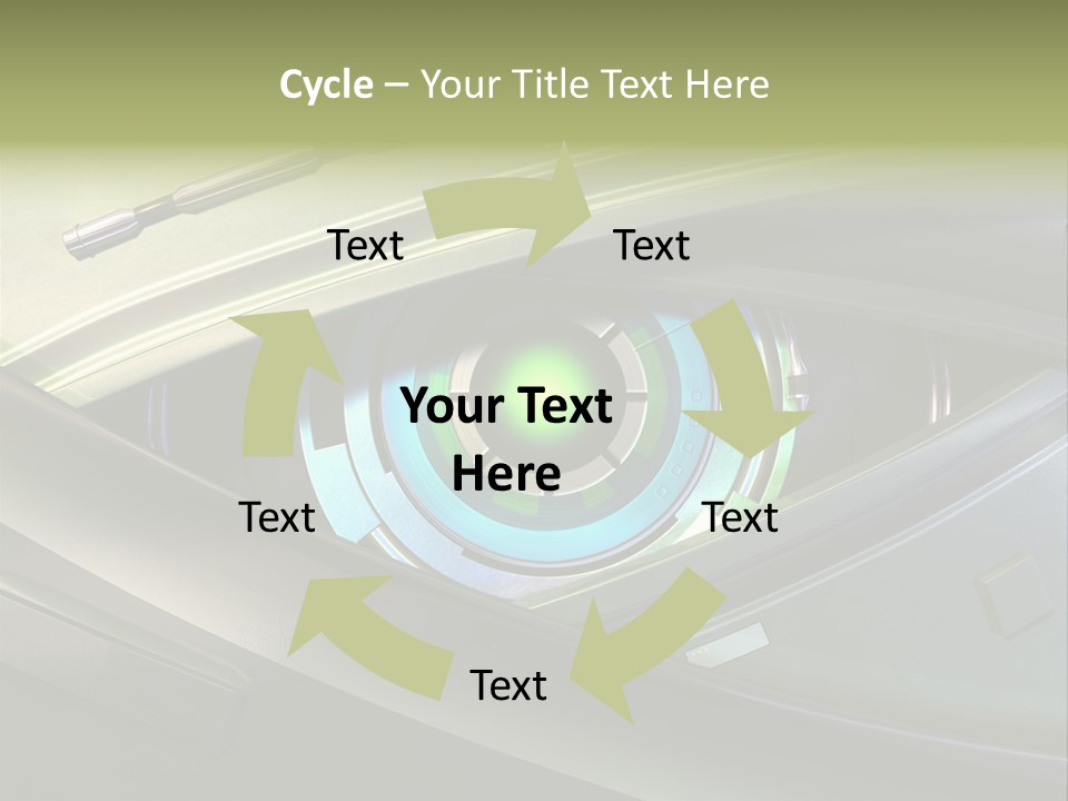 Gadget Macro Circle PowerPoint Template