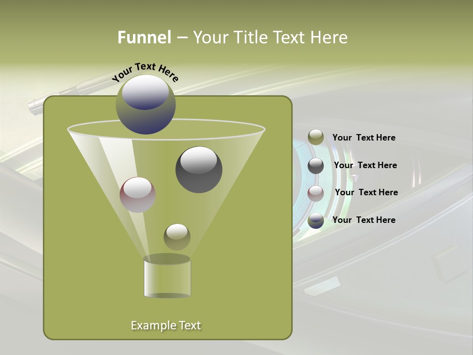 Gadget Macro Circle PowerPoint Template