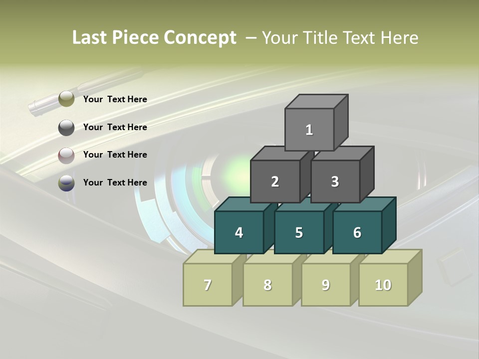 Gadget Macro Circle PowerPoint Template