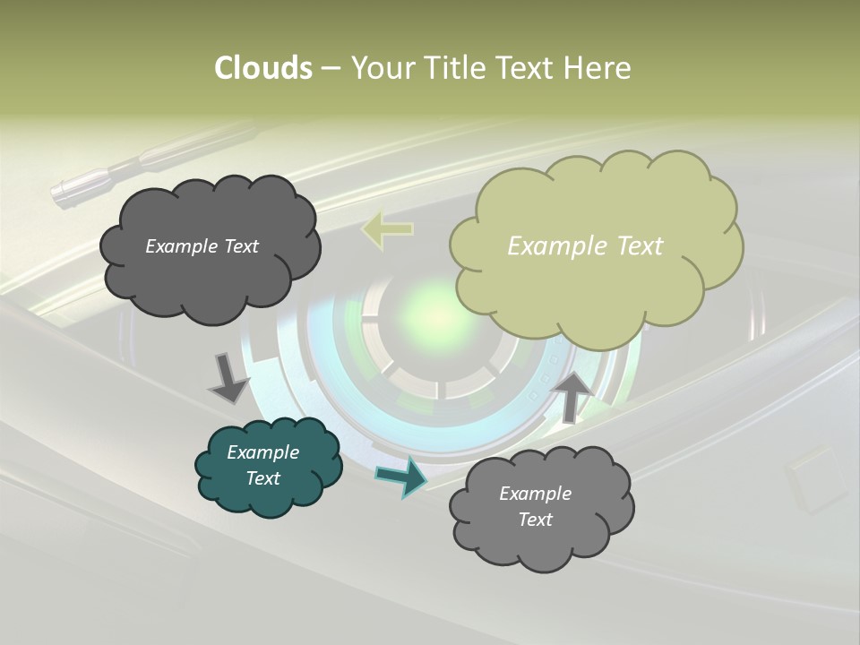 Gadget Macro Circle PowerPoint Template
