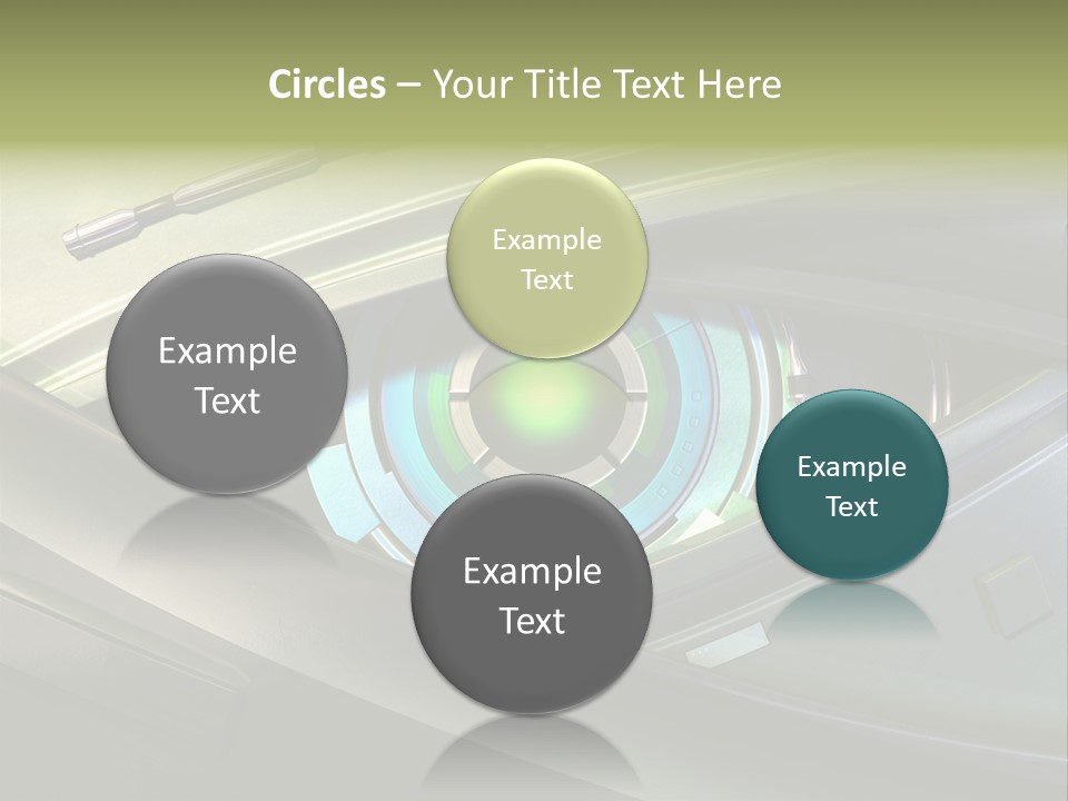 Gadget Macro Circle PowerPoint Template